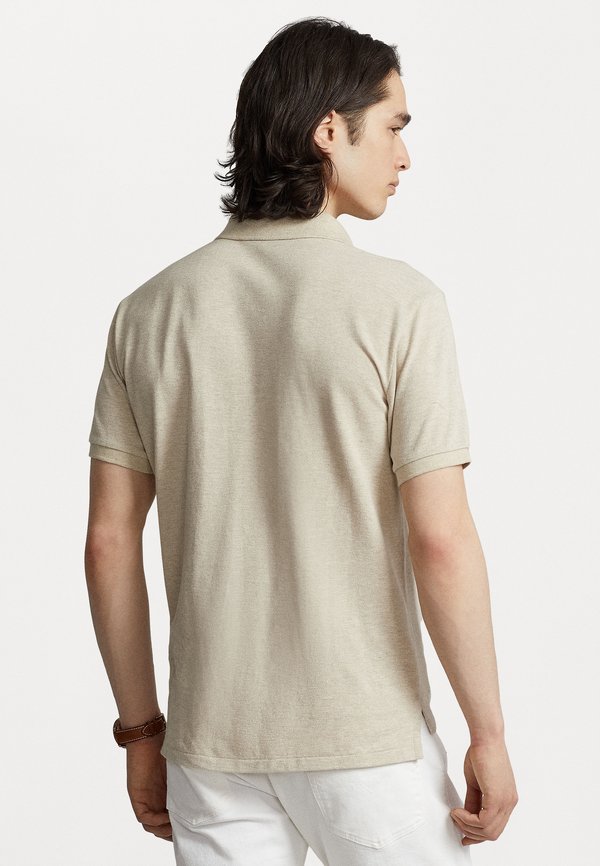 SLIM FIT MESH POLO SHIRT - Polo shirt - expedition dune heather3