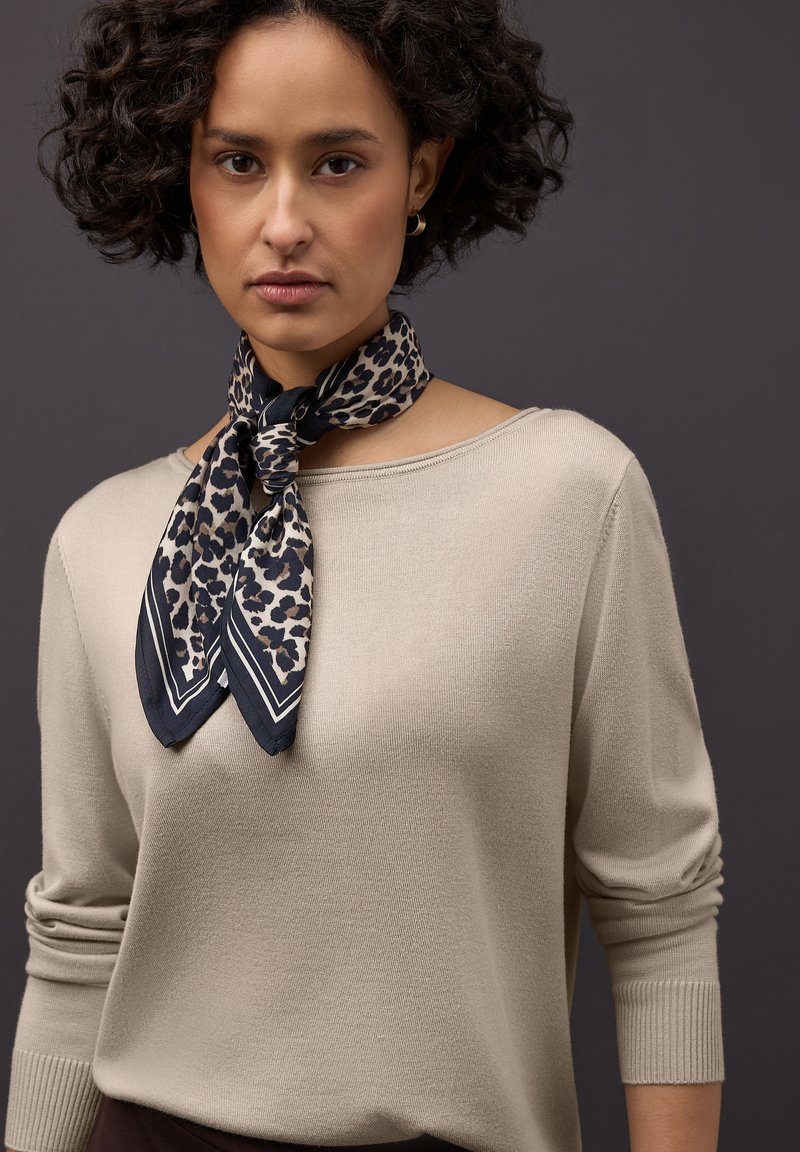 Street One BASIC PULLOVER - Maglione - blau/blu scuro