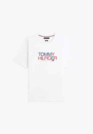 Tommy Hilfiger, LOGO JERSEY CREW NECK T-SHIRT - T-shirt imprimé - white