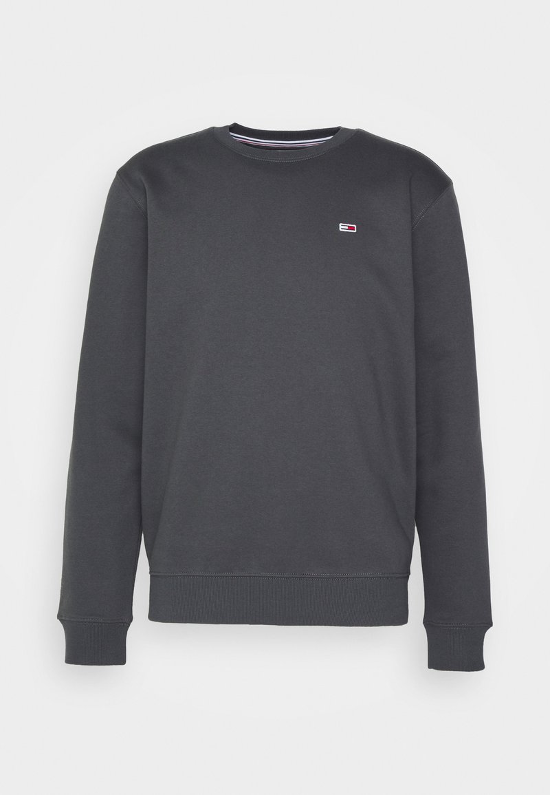 Regular C Tommy Jeans REGULAR C NECK - Sweatshirt - new charcoal/antracit ...