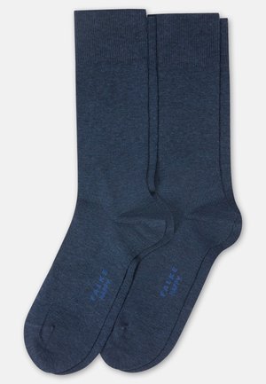 FALKE HAPPY 2 PACK - Nogavice - navy melange