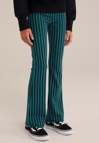 WE Fashion Tajice-hlače - green