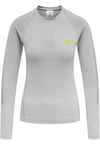 Hummel - Top dugih rukava - alloy melange Minijatura 1