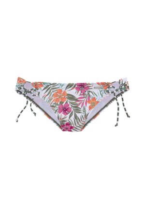 LOCH - Bikini-Hose - weiß bedruckt