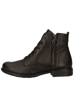 Lace-up ankle boots - black