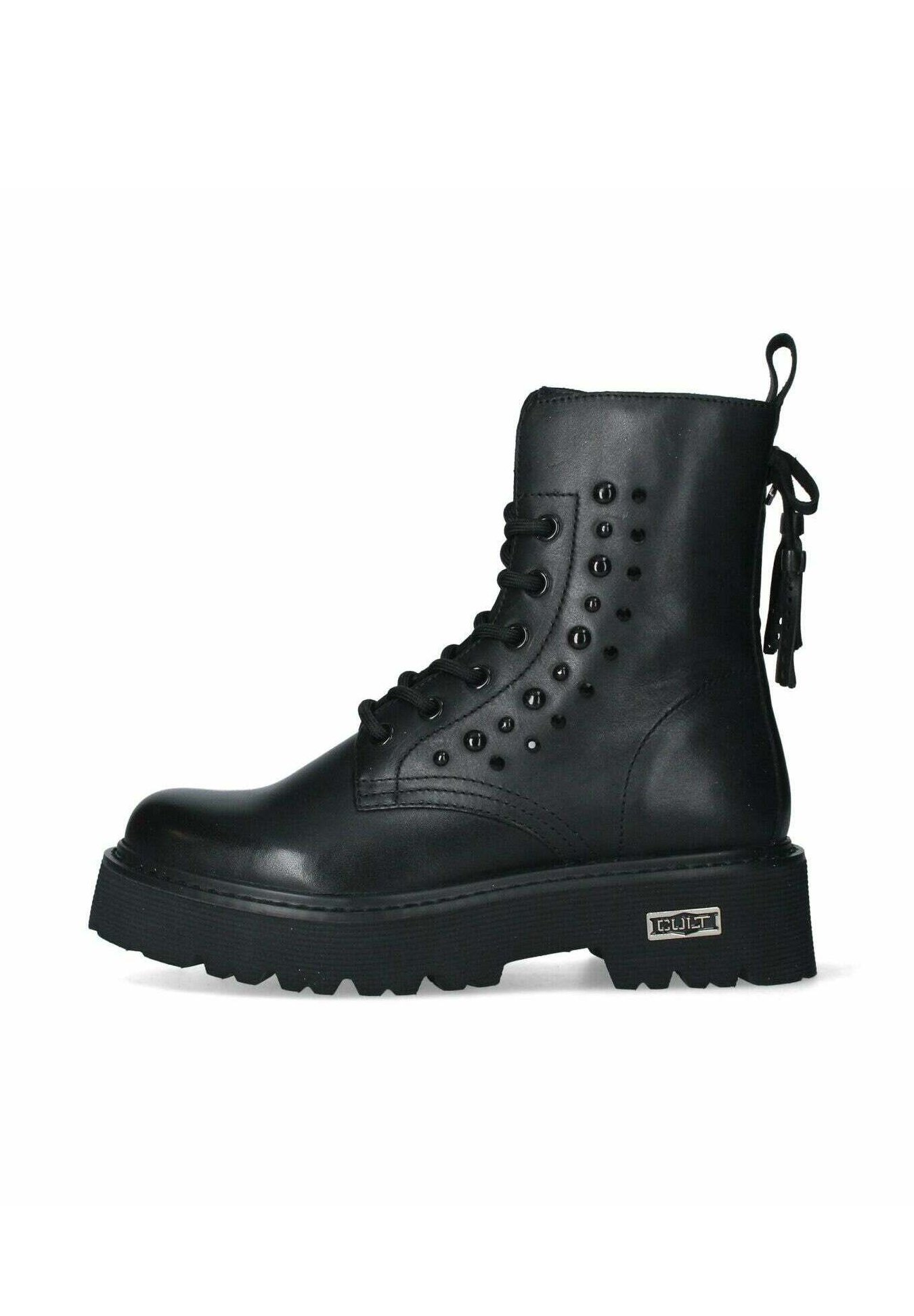Cult CRUSH Anfibio - Scarpa Bambino In Pelle Nero, Modello Basso, Taglia 31 EU