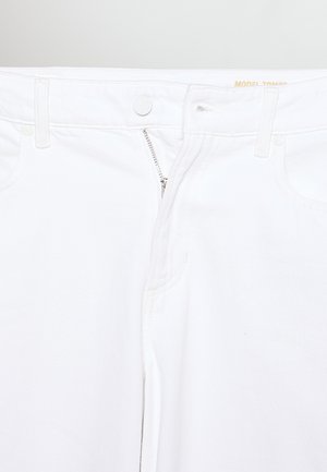 Marc O'Polo DENIM, DENIM TROUSERS, MID WAIST, WIDE LEG - Wide leg - white