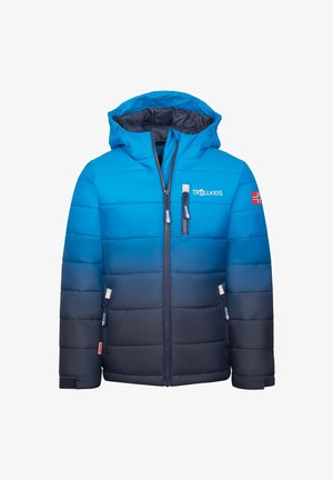 TROLLKIDS, KIDS HEMSEDAL SNOW JACKET UNISEX - Winter jacket - azure blue/navy