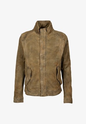 Freaky Nation LENNOX - Lederjacke - amber haze