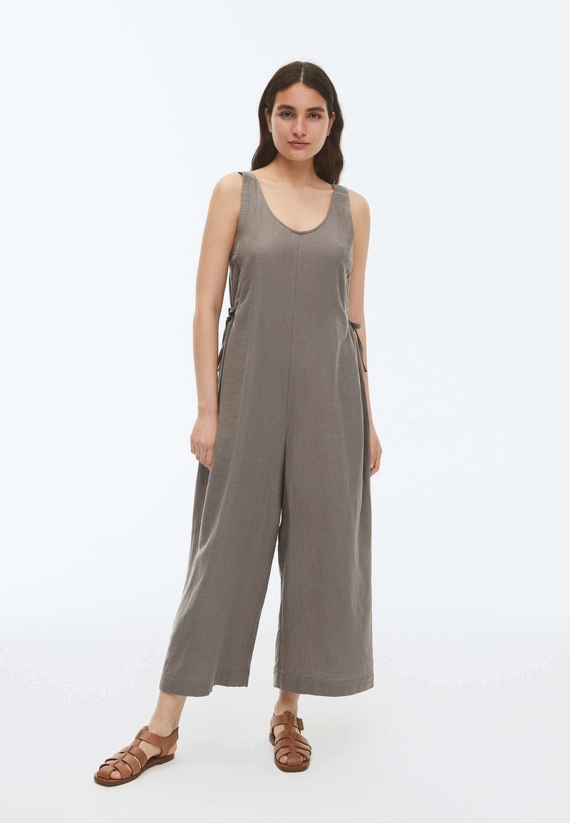 Damen Kleider | OYSHO LONG Jumpsuit grey/grau - GH07126 Damen Kleider | OYSHO LONG Jumpsuit grey/grau - GH07126