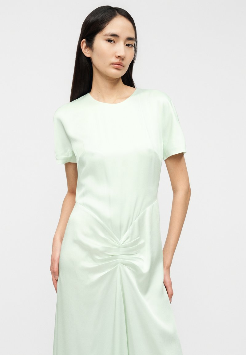 victoria beckham mint green dress GATHERED DETAIL - Day dress TRADESHOW