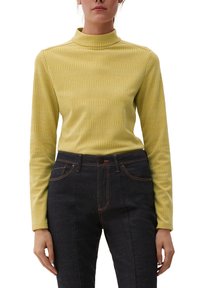 s.Oliver MIT STEHKRAGEN - Langarmshirt - gelb