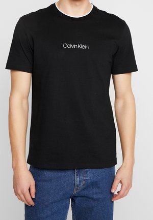 T-shirt med print - black