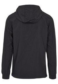 Urban Classics CRINKLE NYLON PULL OVER  - Tuulejope - black/white