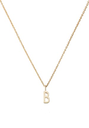 Design Letters HALSKETTE MIT KLEIN INITIAL CHARM GOLD (A-Z) - Halskette - gold-coloured