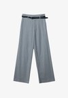 FLOWING SMART - Pantalon classique - dark grey