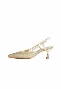 Friends Like These KITTEN HEEL COURT - Klasiski papēži - gold