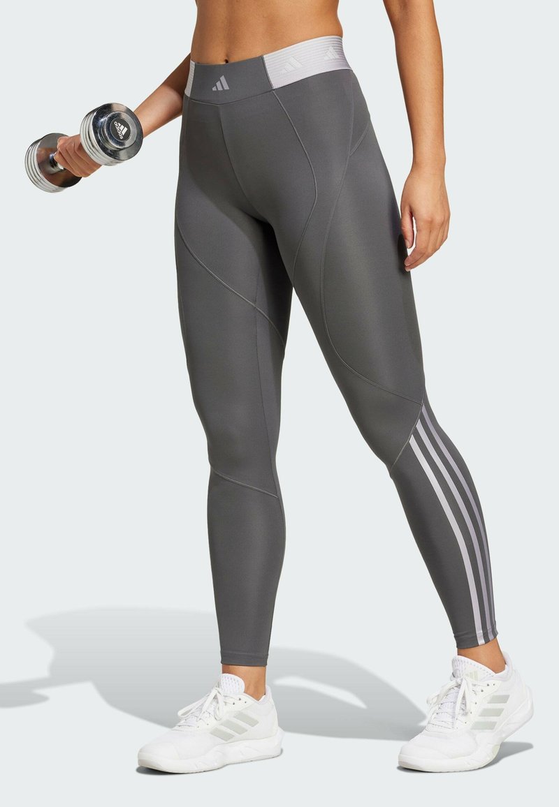 adidas Performance HYPERGLAM FULL-LENGTH - Tights - grey six glory grey