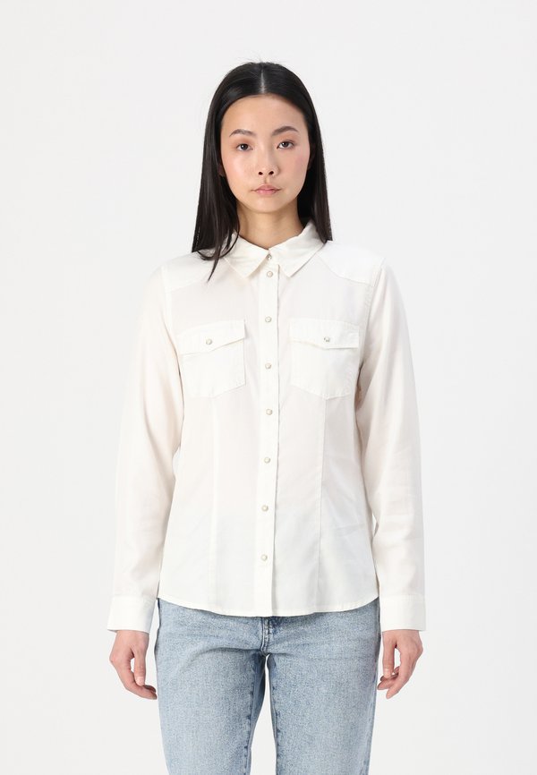 ALEXA - Button-down blouse - cloud dancer
