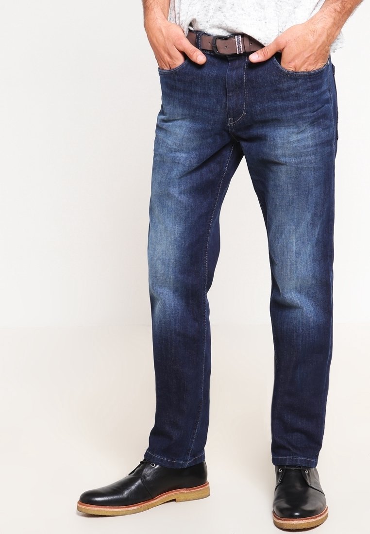 TOM TAILOR Vaqueros rectos - dark-blue denim