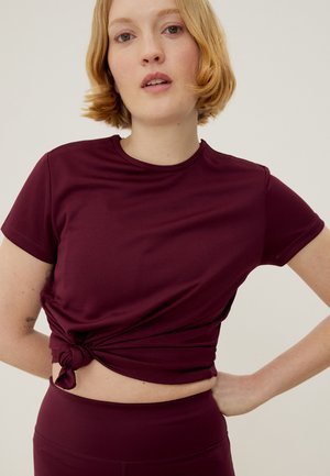 Even&Odd active T-skjorte til trening - bordeaux