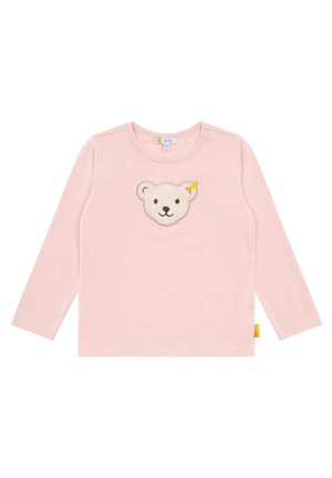 Steiff MIT TEDDYKOPF MIT SQUEEZER - Langarmshirt - silver pink