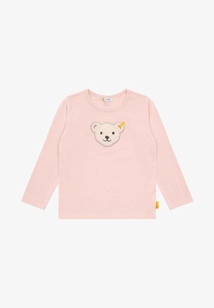 Steiff MIT TEDDYKOPF MIT SQUEEZER - Langarmshirt - silver pink