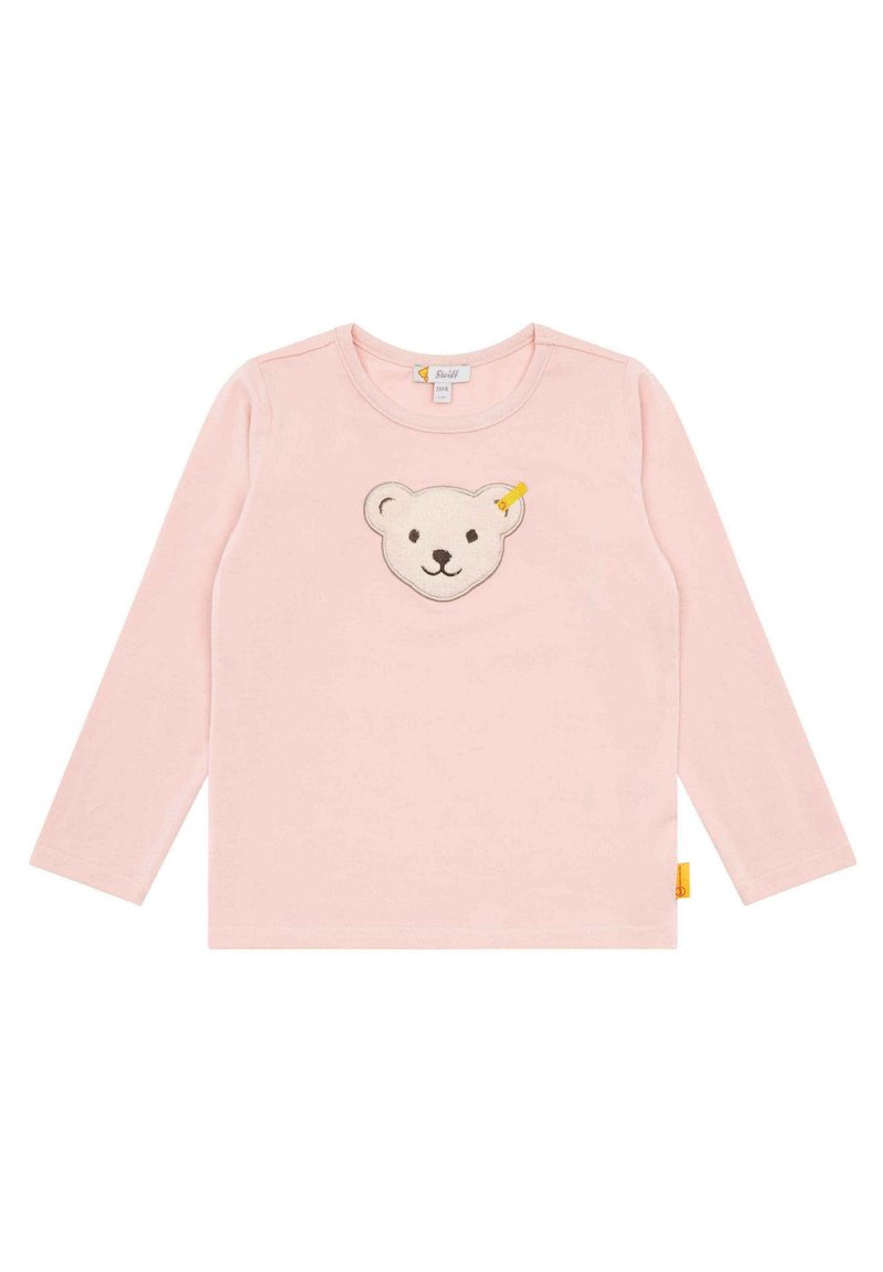 Steiff MIT TEDDYKOPF MIT SQUEEZER - Langarmshirt - silver pink