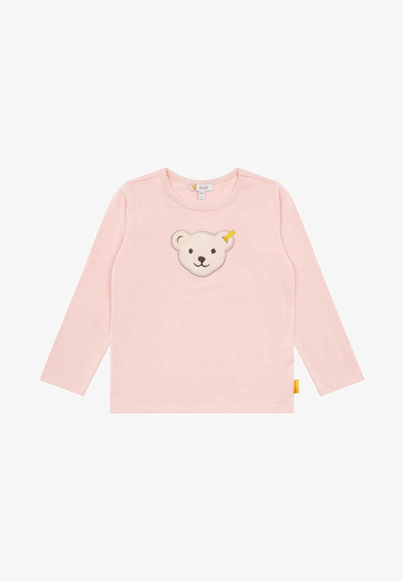 Steiff MIT TEDDYKOPF MIT SQUEEZER - Longsleeve - silver pink
