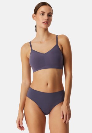 Schiesser, INVISIBLE SOFT LACE 2-PACK - Slip - indigo grün