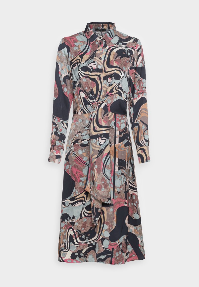 Esprit MIDI DRESS - Vestito elegante - ink/multicolore Esprit MIDI DRESS - Vestito elegante - ink/multicolore