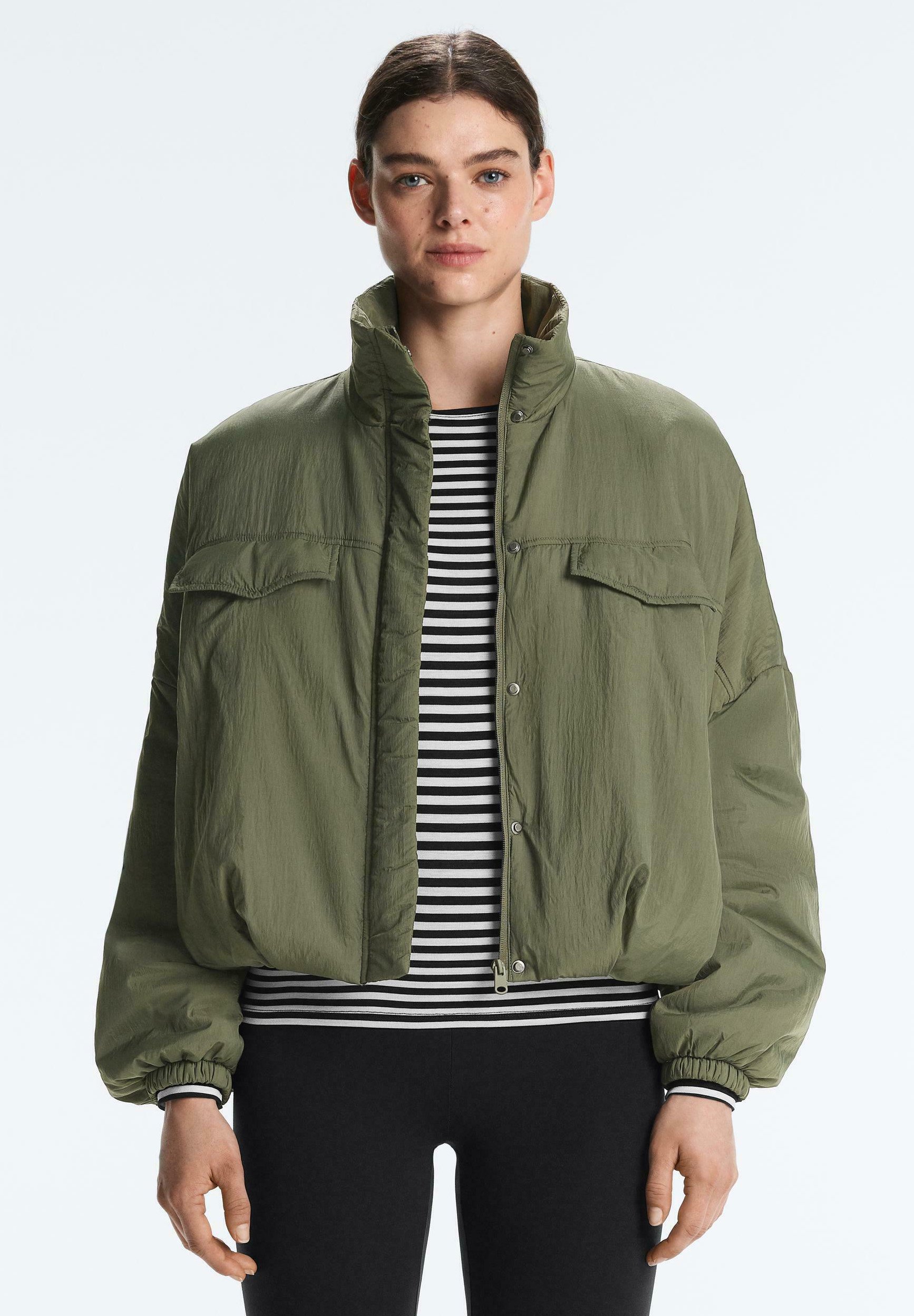 OYSHO WATER-REPELLENT BALLOON - Outdoor jacket - mottled dark