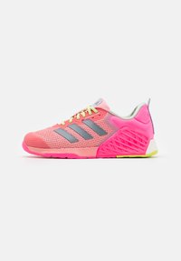 adidas Performance DROPSET 3 - Træningssko - semi pink spark/iron metallic/silver dawn