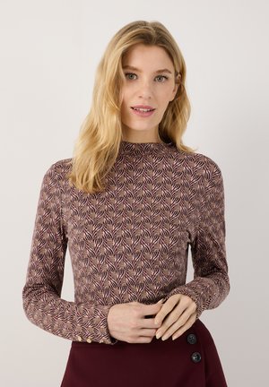 More & More, MORE & MORE FIGURBETONTES LANGARMSHIRT, PRINT - T-shirt à manches longues - small geometrical print