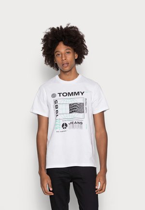 UNITEE FLAG TEE - T-shirt con stampa - white