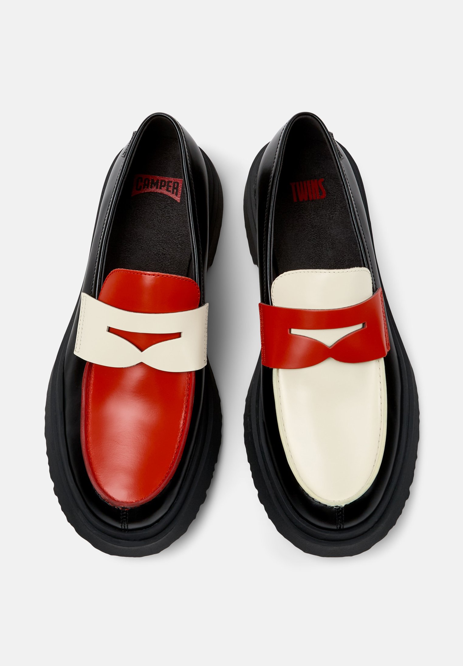 Camper WALDEN TWINS - Slip-ons - schwarz rot/black - Zalando.co.uk