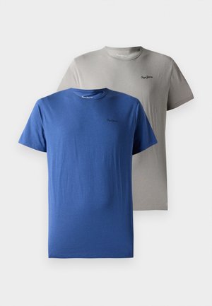 ORIGINAL BASIC 2 PACK  - T-Shirt basic - thames blue/grey