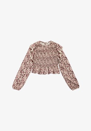 FLORAL - Blouse - beige