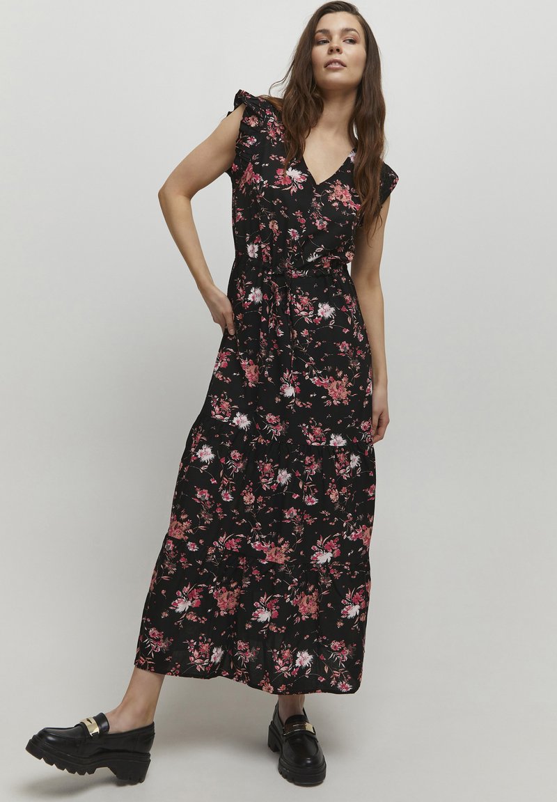 b.young FRILL DRESS - Vestito casual - coral cloud mix