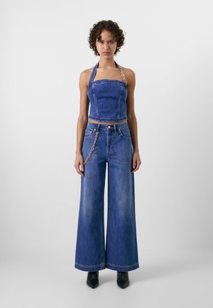 GAP X CULT GAIA DNM HLTER BUSTIER - Top - medium indigo