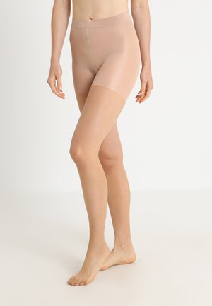 INVISIBLE DELUXE SHAPING 8 DENIER ULTRA-TRANSPARENT MATT - Strumpfhose - powder