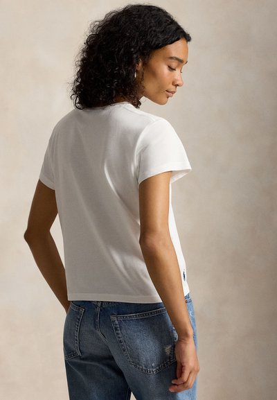 Polo Ralph Lauren CLASSIC SHRUNKEN FIT JERSEY TEE - T-shirt basic - white