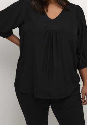 Bluse - mottled black