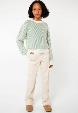 PILAR JR - Cargobroek - off white