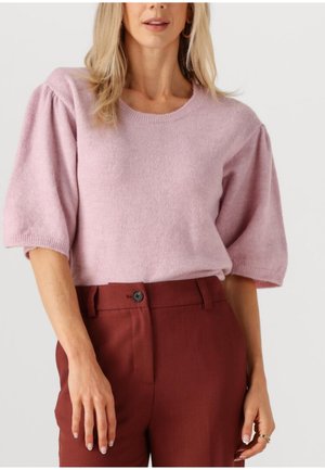 PETRONELLAMD SS O-NECK - T-shirts basic - fragrant lilac