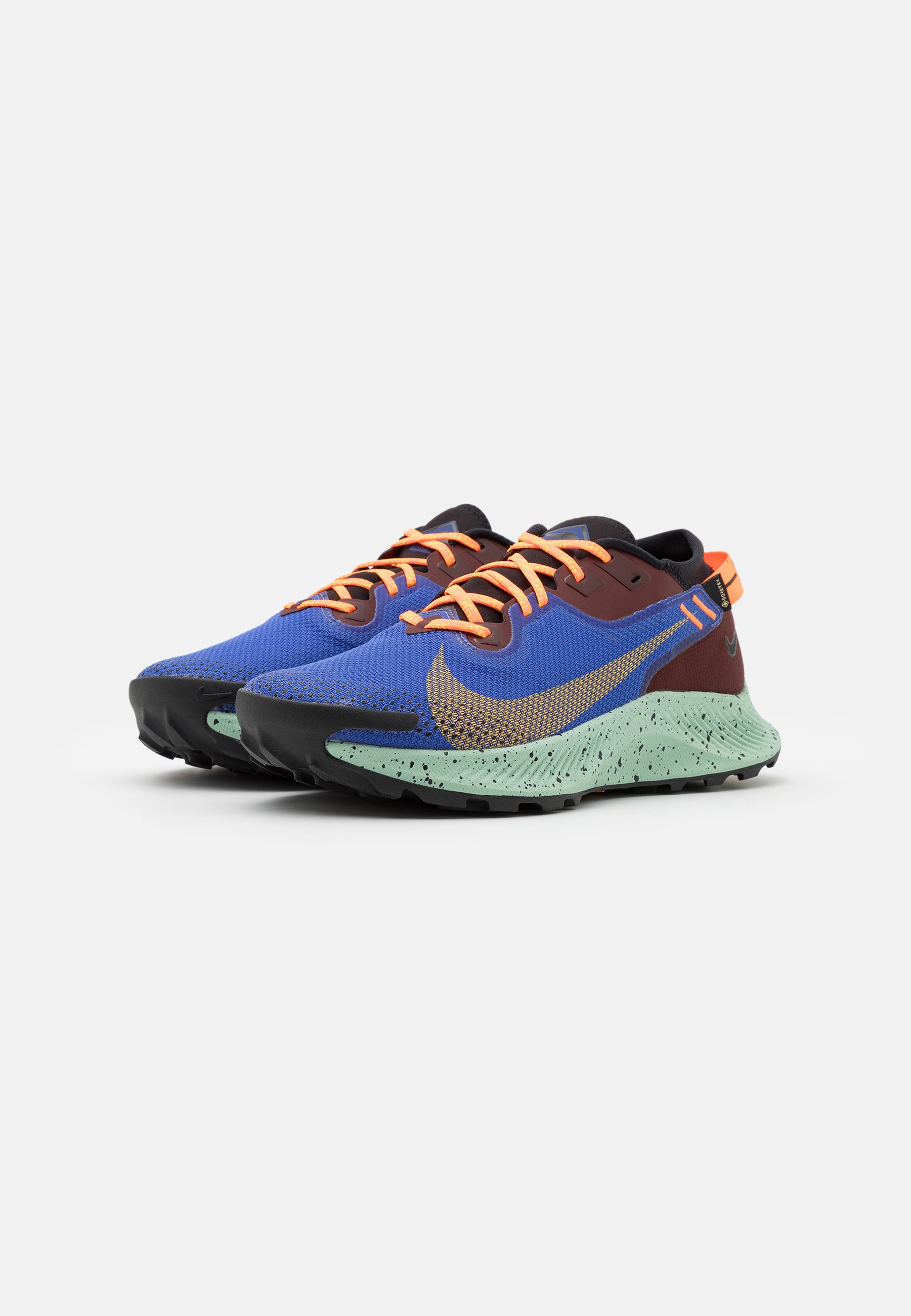 Nike Performance PEGASUS TRAIL 2 GTX - Laufschuh Trail - mystic dates/laser  orange/astronomy blue/black/total orange/pistachio frost/dunkelrot -  Zalando.de