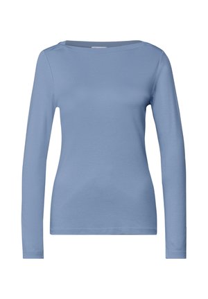 Street One, BASIC SHIRT MIT U-BOOT-AUSSCHNITT - Langærmet T-shirt - northern blue