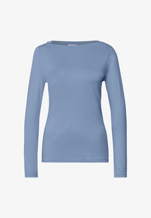 Street One, BASIC SHIRT MIT U-BOOT-AUSSCHNITT - Longsleeve - northern blue