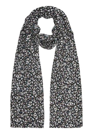 MIT FLORALEM - Sjaal - schwarz