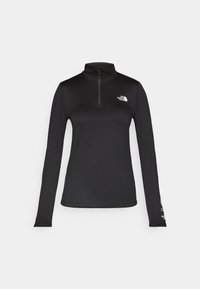 The North Face FLEX 1/4 ZIP GRAPHIC - Long sleeved top - black